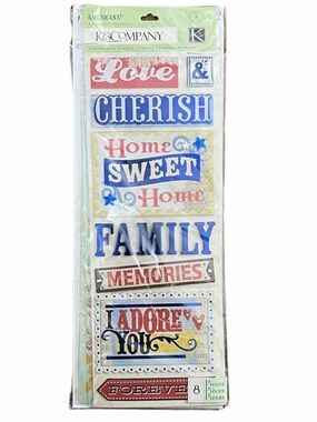 NIP 3 Pack Memory Keeper Stickers Scrapbook, Photo Albums, Zines